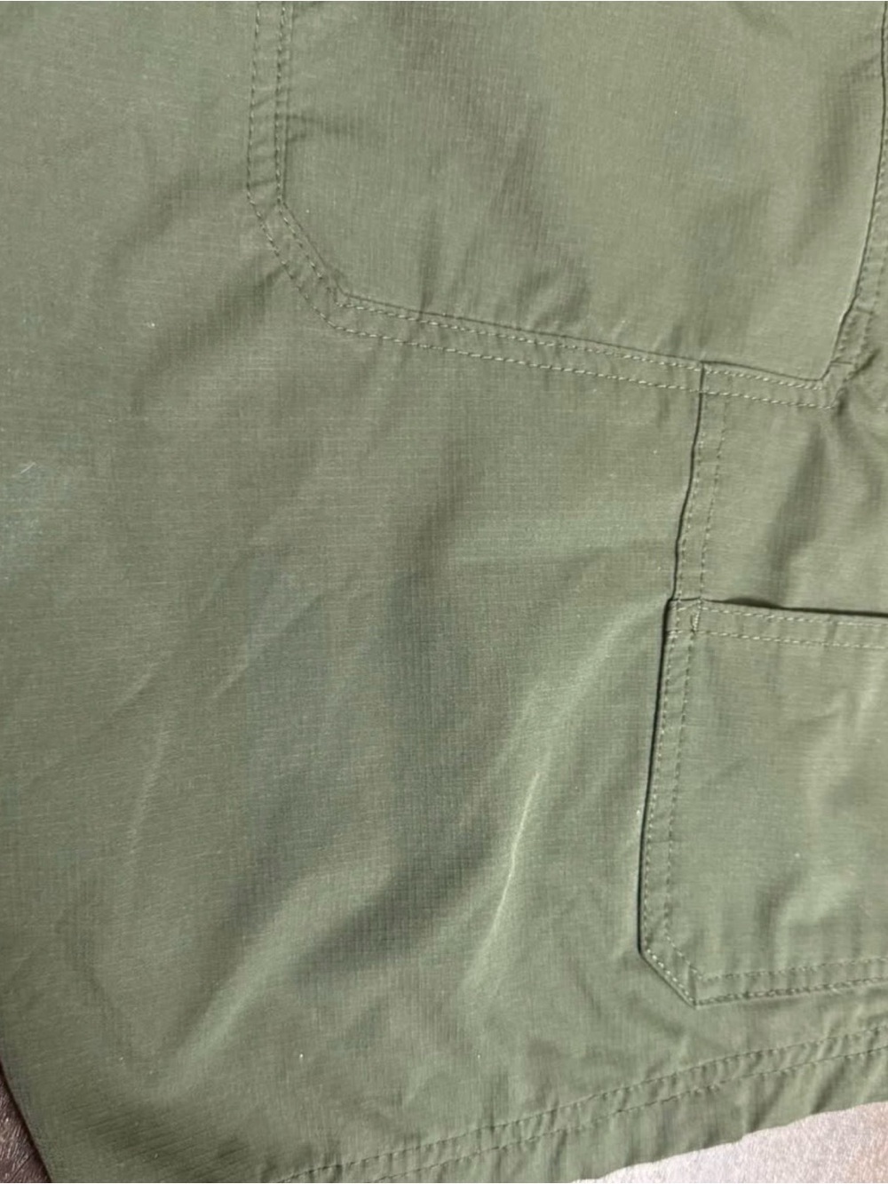 Olive Green Men's Shorts - Outdoor Casual - Picture 6 of 6